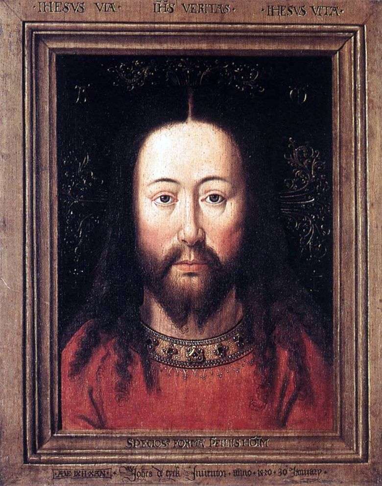 Retrato de Cristo   Jan van Eyck