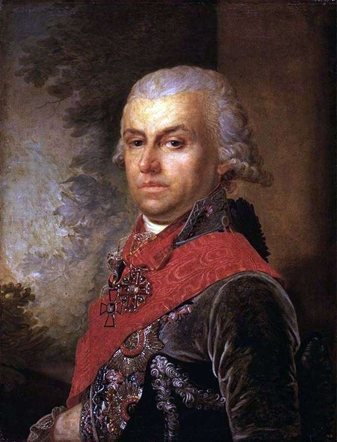 Retrato de D. P. Troschinsky   Vladimir Borovikovsky