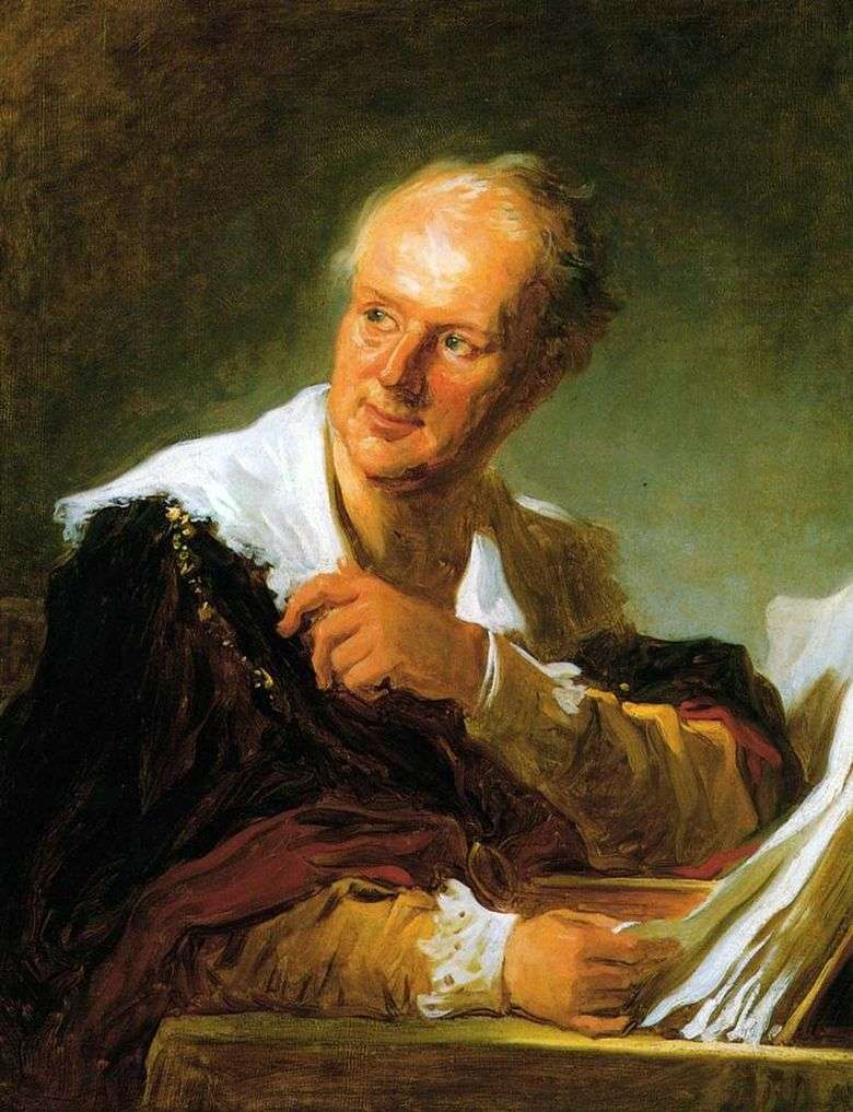 Retrato de Denis Diderot   Jean Honore Fragonard