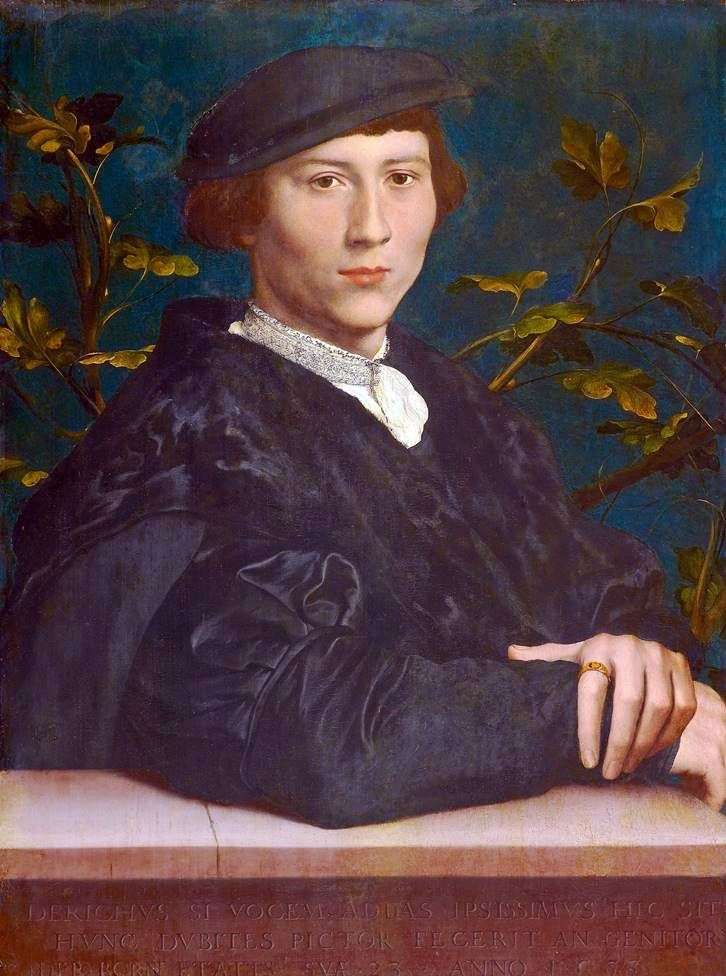 Retrato de Derik Born   Hans Holbein