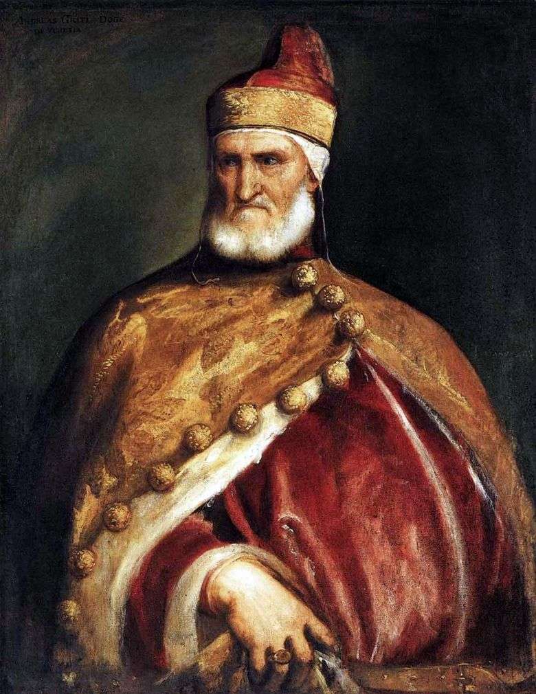 Retrato de Doge Andrea Gritti   Titian Vecellio