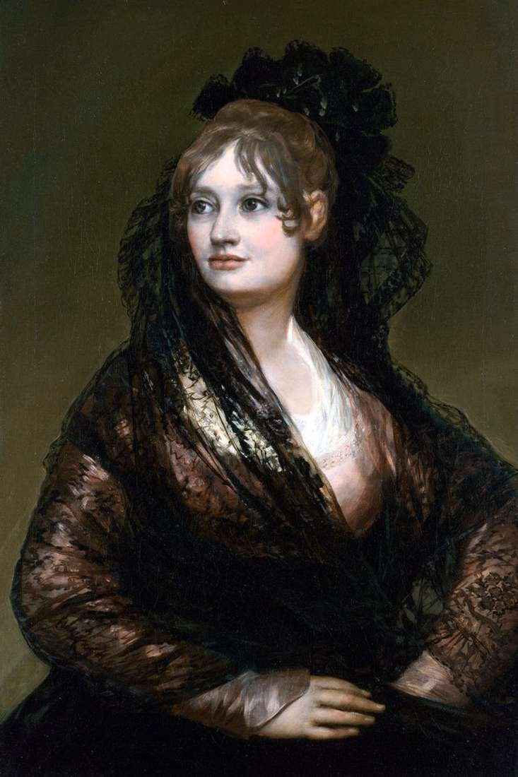 Retrato de Donna Isabel de Porsel   Francisco de Goya