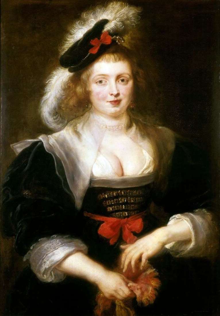 Retrato de Elena Fourment   Peter Rubens