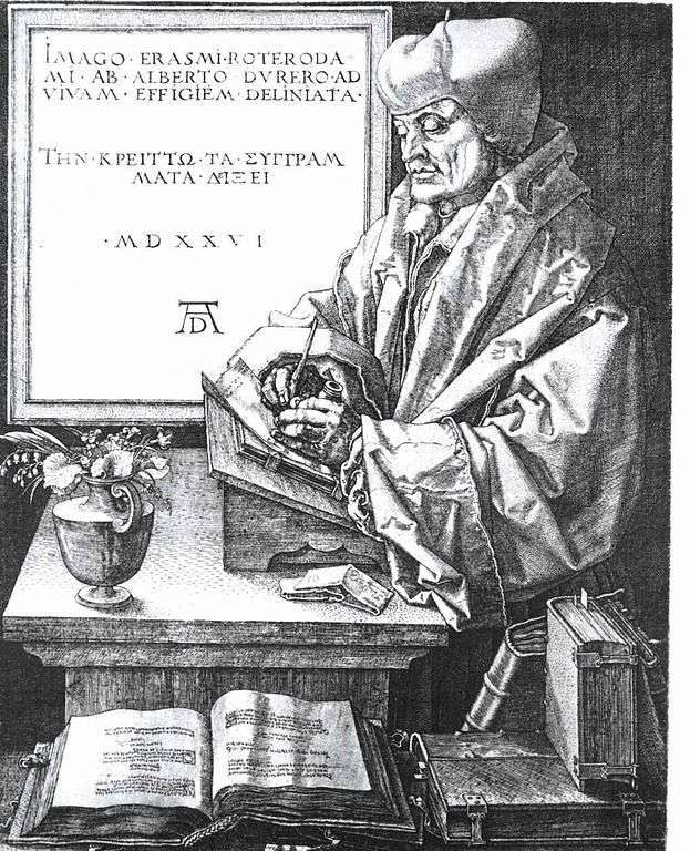 Retrato de Erasmus de Rotterdam   Albrecht Durer