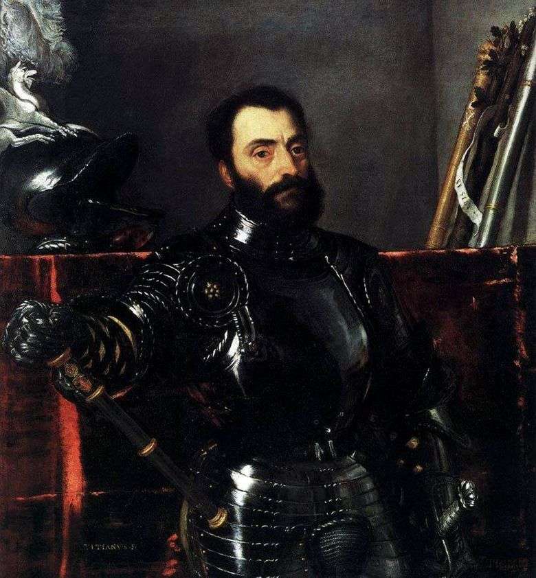 Retrato de Francesco Maria della Rovere   Titian Vecellio
