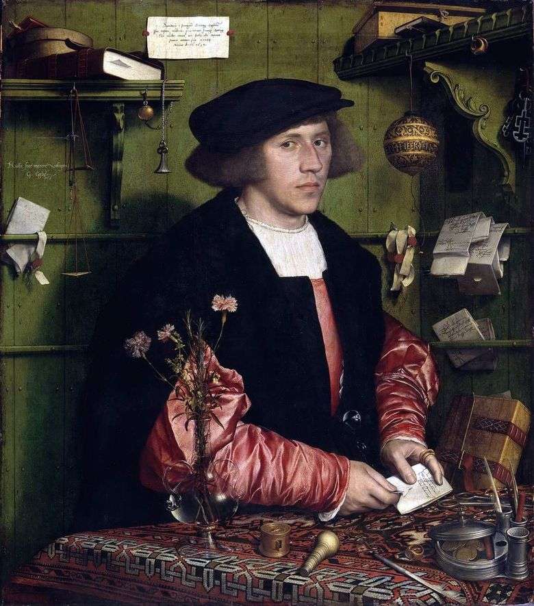 Retrato de Georg Guissé   Hans Holbein