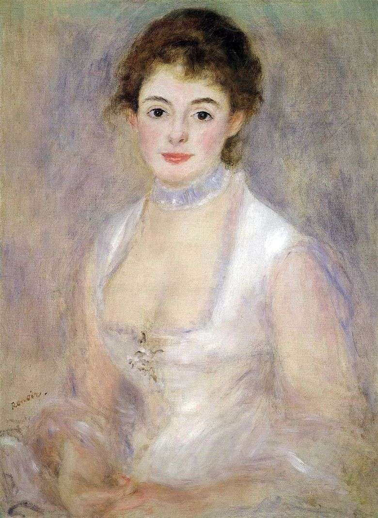 Retrato de Henrietta Henriot   Pierre Auguste Renoir