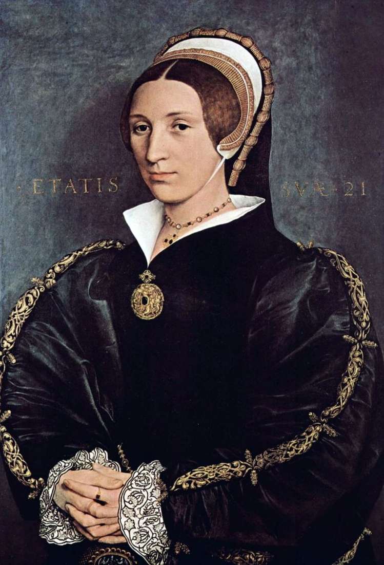Retrato de Katharina Howard, quinta esposa del rey Enrique VIII   Hans Holbein