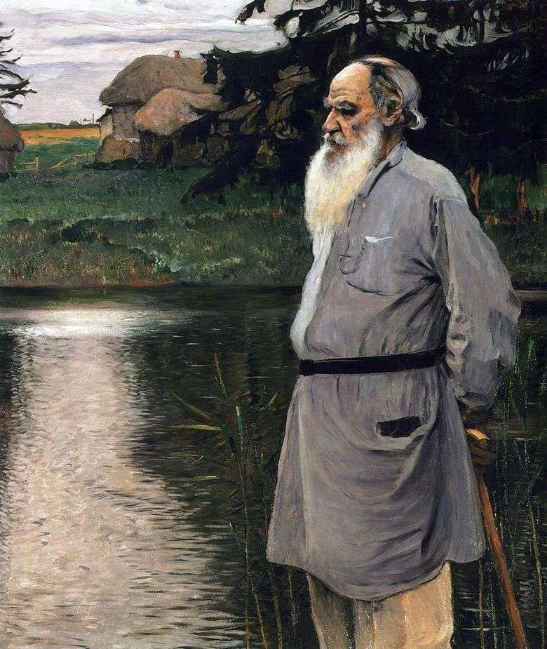 Retrato de L. N. Tolstoy   Mikhail Nesterov