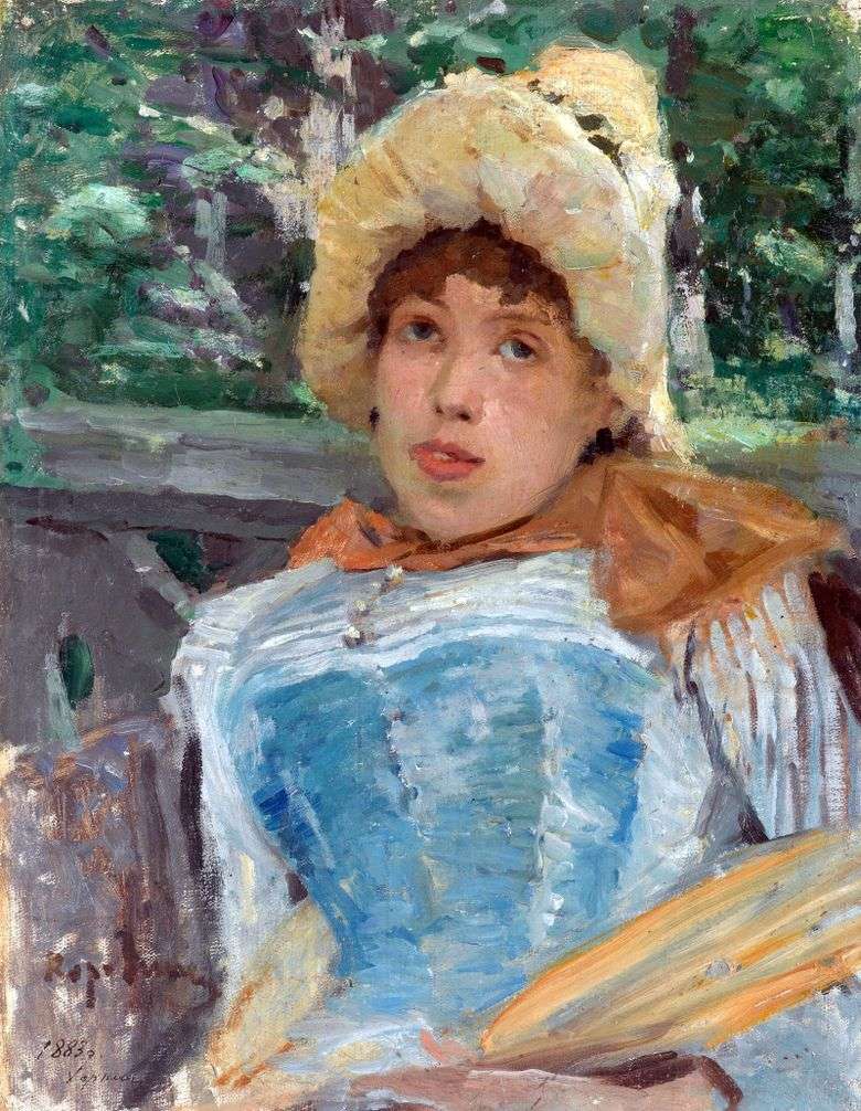 Retrato de la chica del coro   Konstantin Korovin