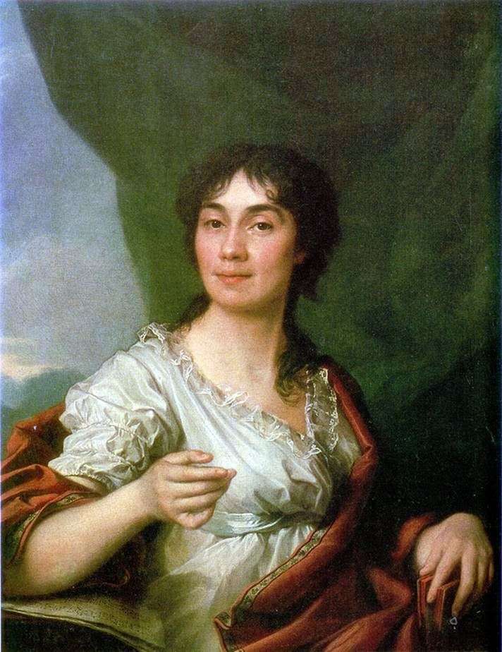Retrato de la condesa A. S. Protasova   Dmitry Levitsky
