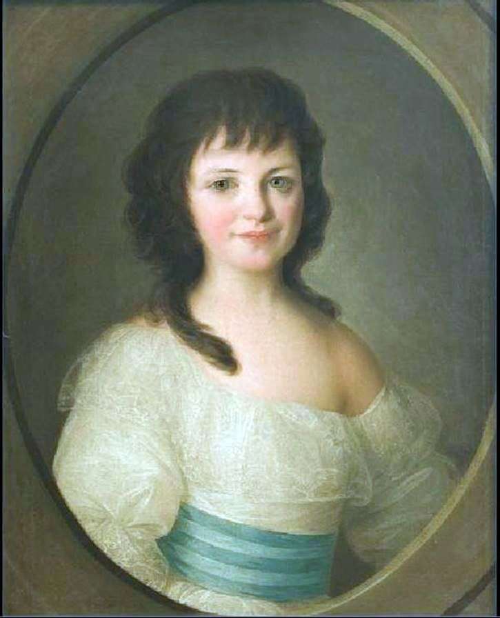 Retrato de la condesa P. A. Vorontsova como niño   Fyodor Rokotov