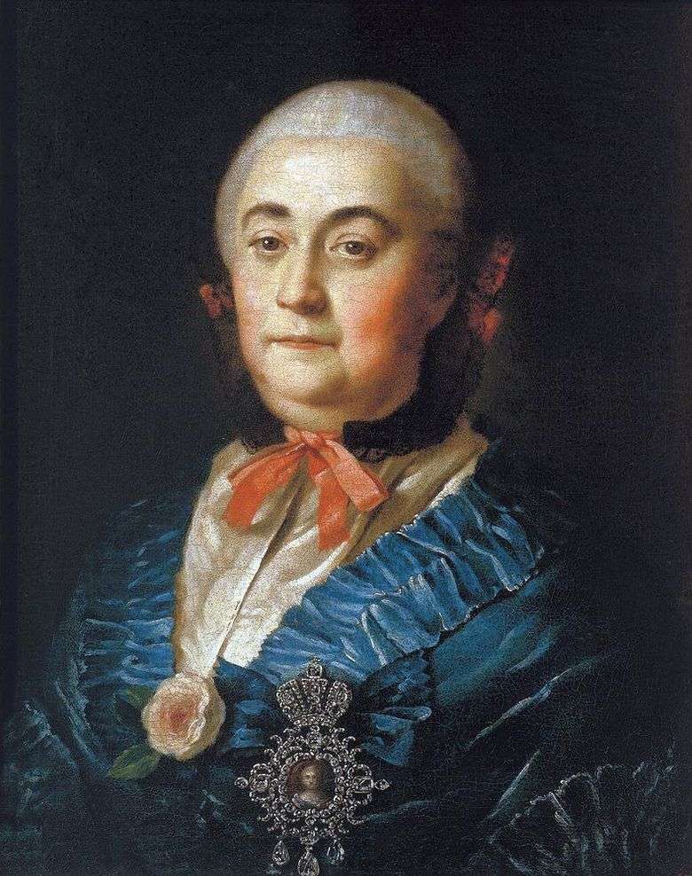 Retrato de la dama del estado Anastasia Izmailova   Alexey Antropov