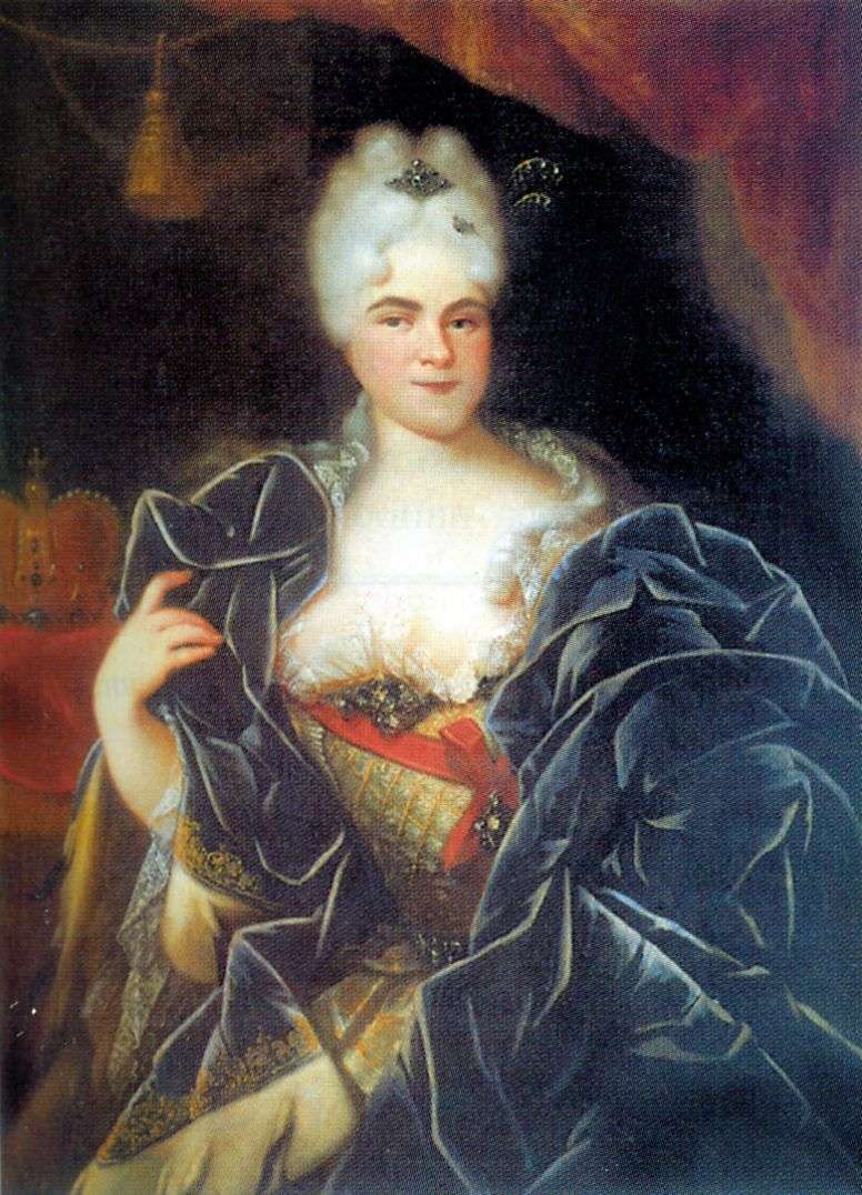 Retrato de la emperatriz Catalina I   Ivan Nikitin
