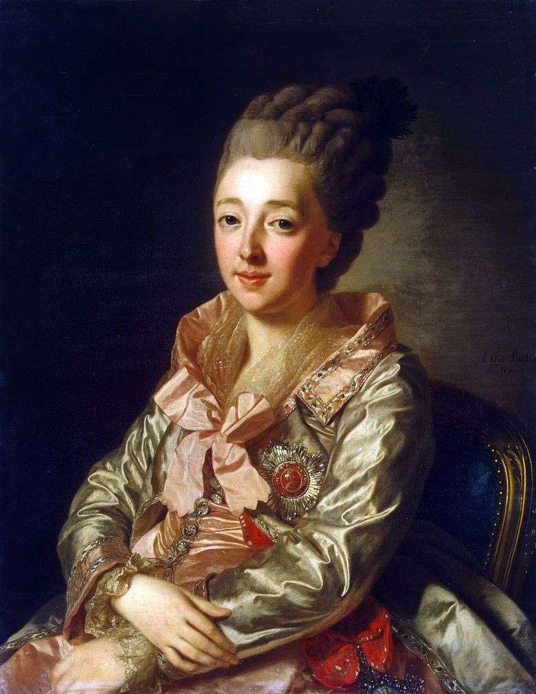 Retrato de la gran duquesa Natalia Alekseevny   Alexander Roslin