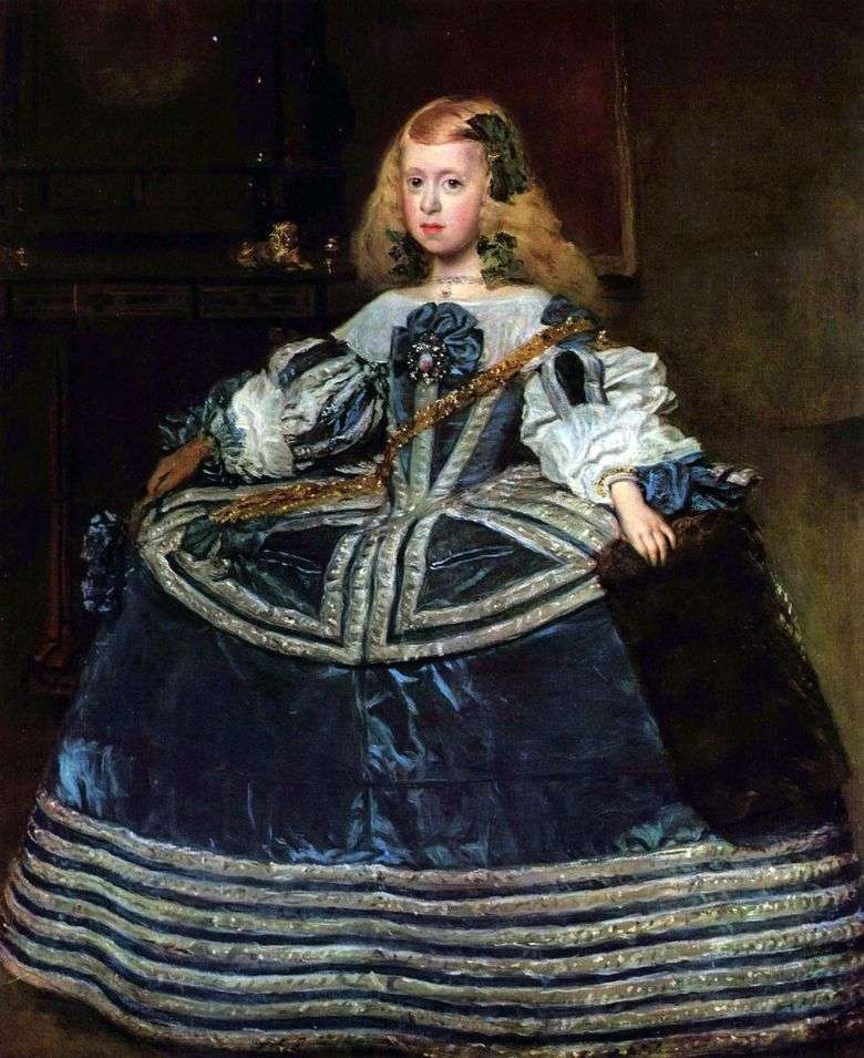 Retrato de la infanta Margarita   Diego Velásquez