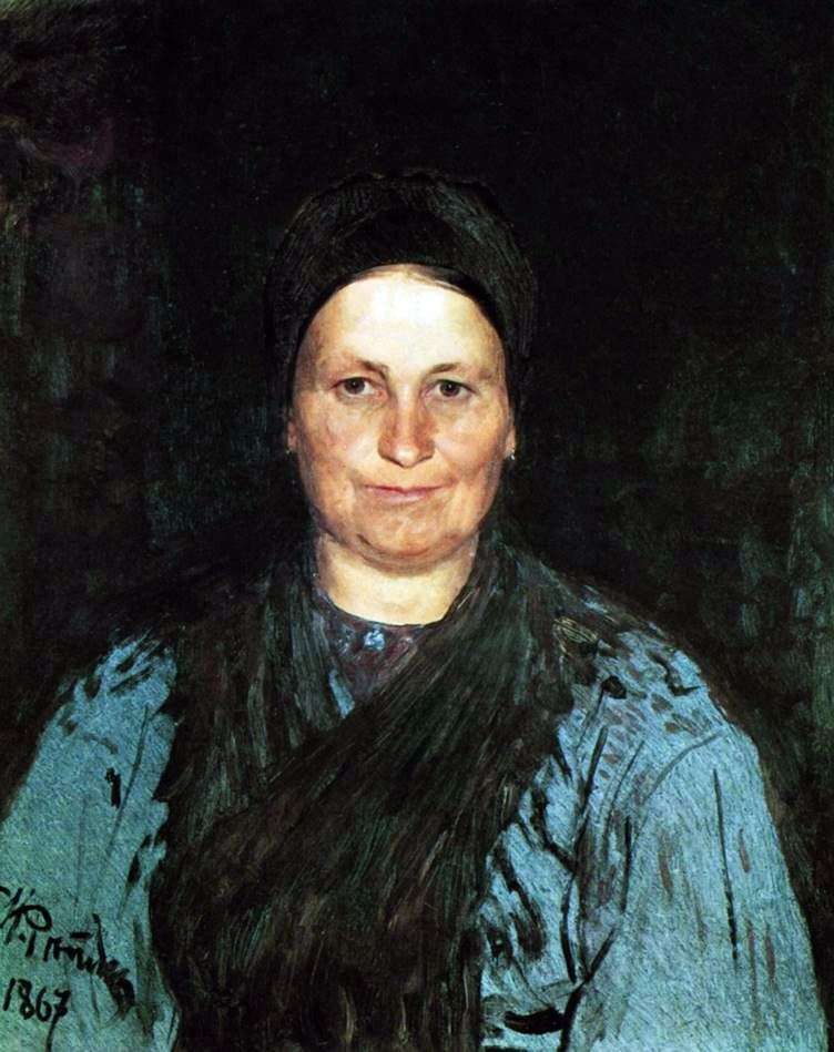 Retrato de la madre   Ilya Repin
