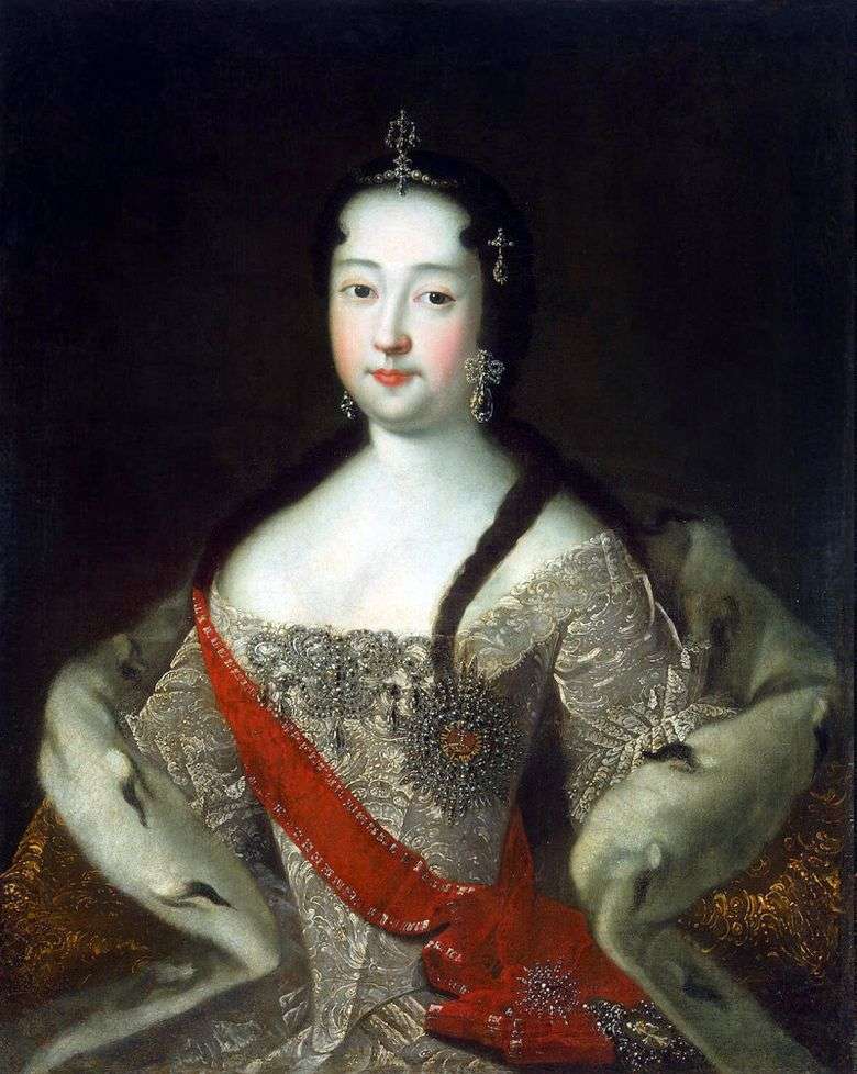 Retrato de la princesa Anna Petrovna   Adolsky Ivan Nikolaevich