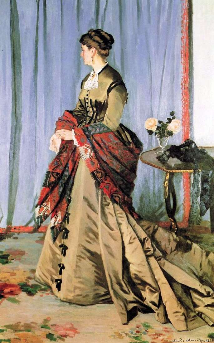 Retrato de Madame Godibert   Claude Monet