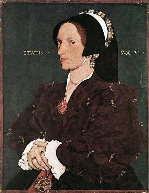 Retrato de Margarita White Lady Lee   Hans Holbein