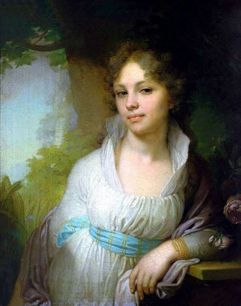 Retrato de Maria Ivanovna Lopukhina   Vladimir Lukich Borovikovsky