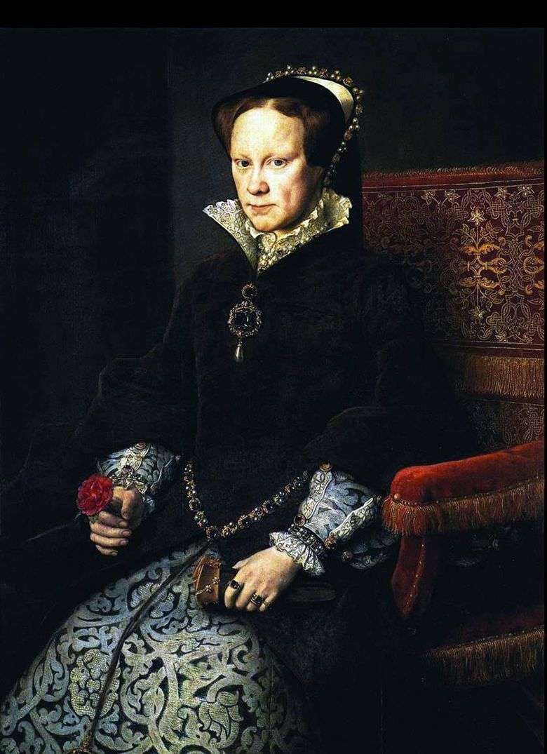 Retrato de Maria Tudor   Antonis Moro van Dashorst