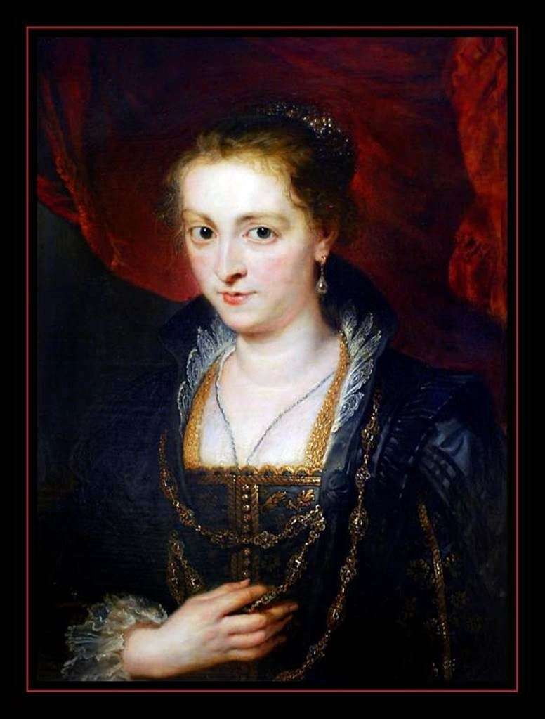 Retrato de medio cuerpo de la dama   Peter Rubens