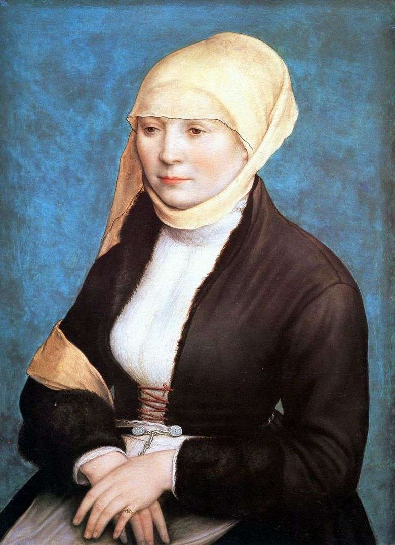 Retrato de mujer   Hans Holbein