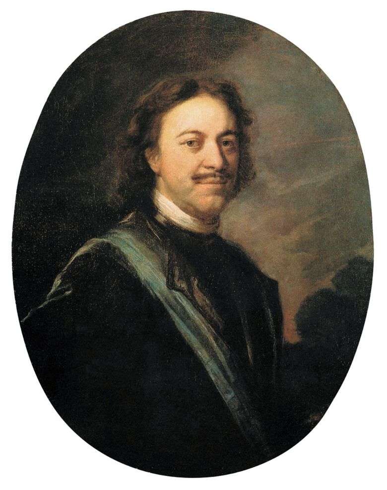Retrato de Pedro el Grande   Andrei Matveyev