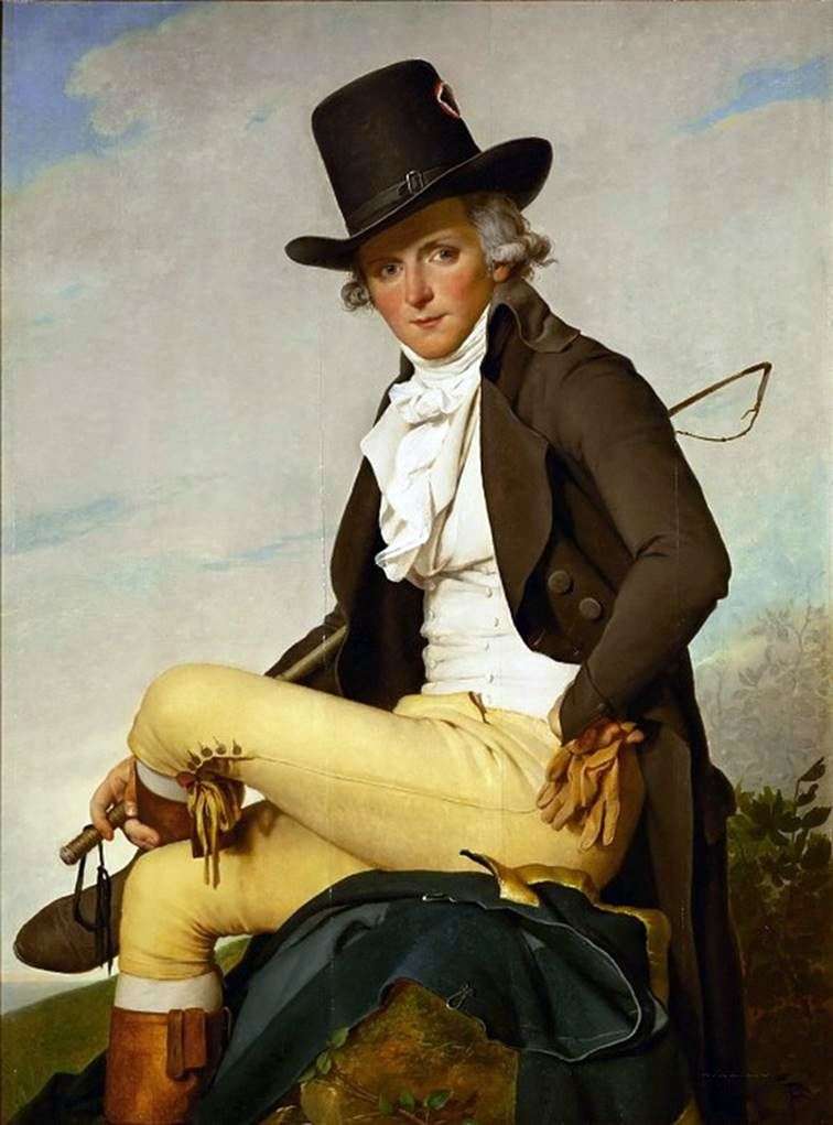 Retrato de Pierre Serisio   Jacques Louis David