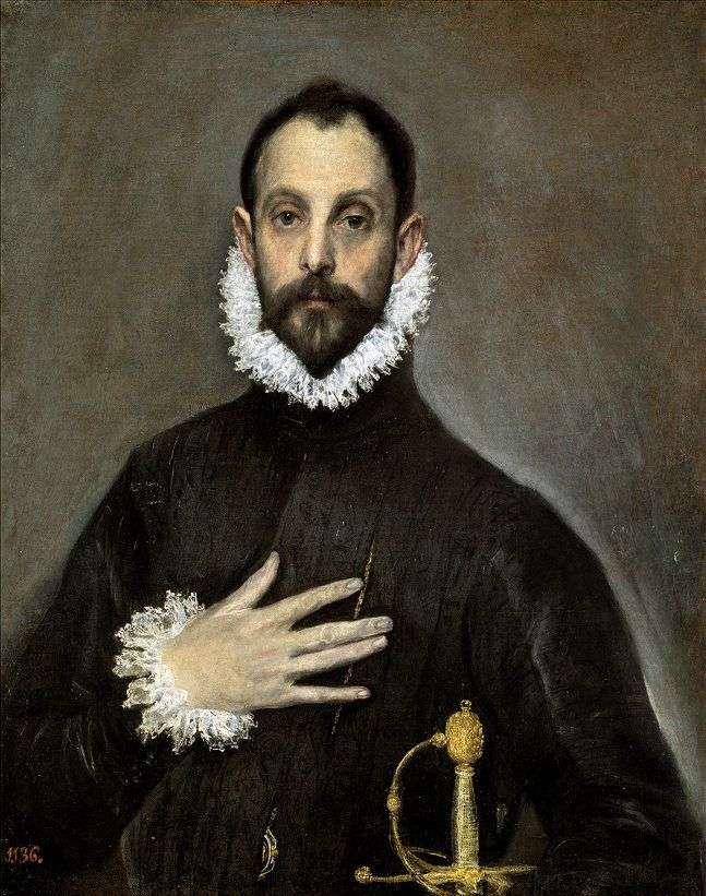 Retrato de un anciano anciano   El Greco