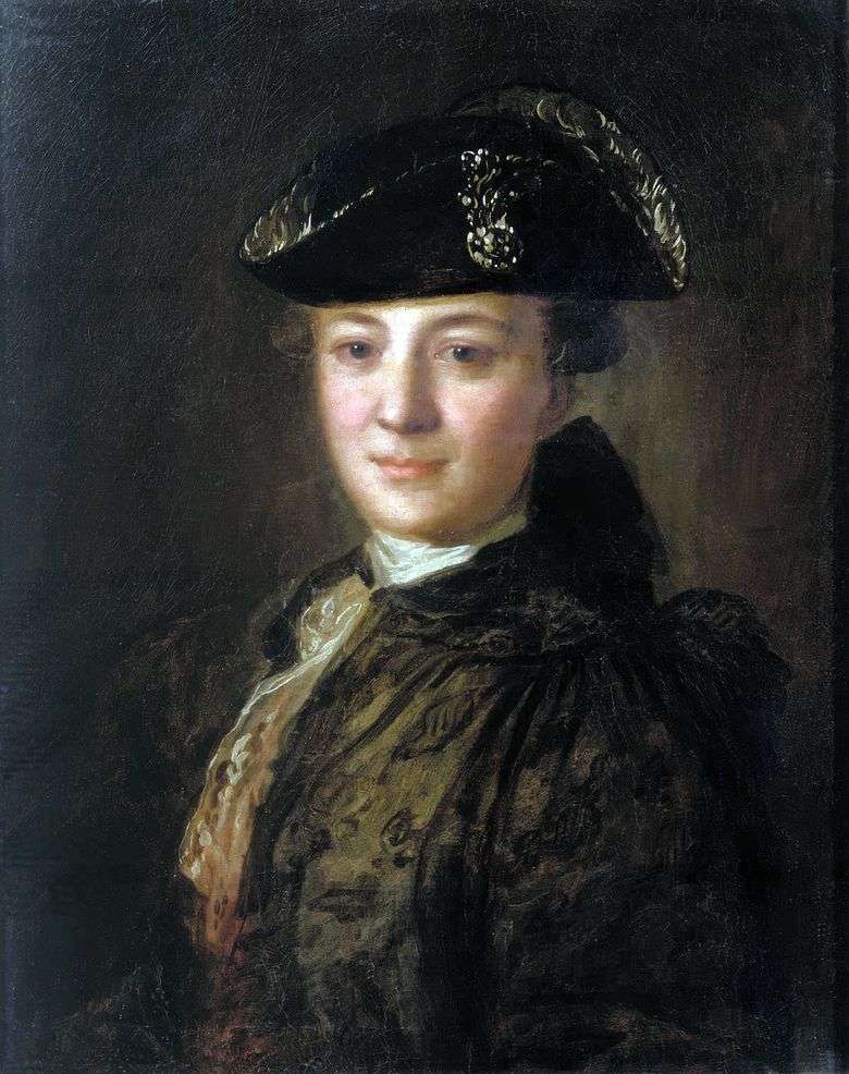 Retrato de un desconocido en un sombrero amartillado   Fedor Rokotov
