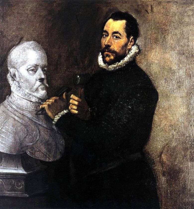 Retrato de un escultor   El Greco