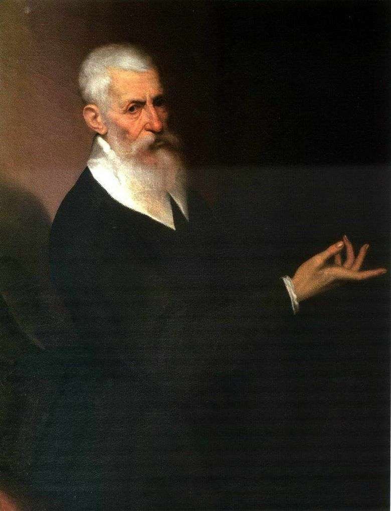 Retrato de un hombre   Jacopo Bassano