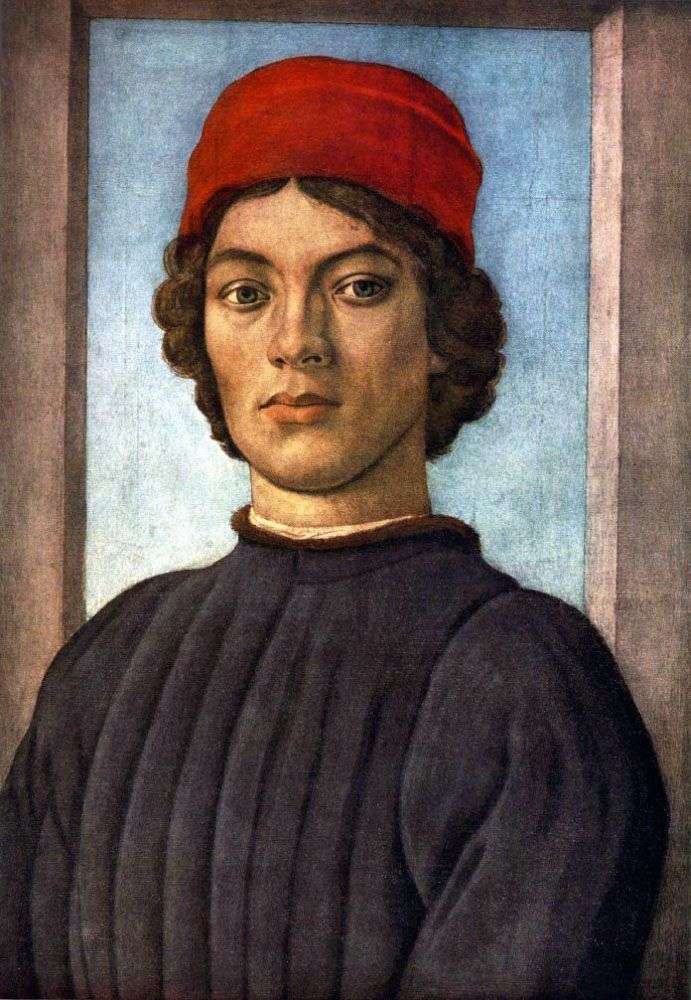 Retrato de un hombre joven   Filippino Lippi