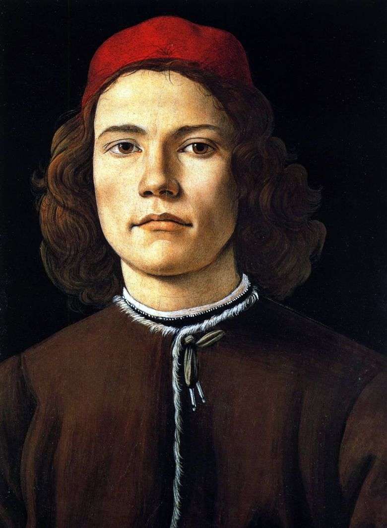 Retrato de un hombre joven   Sandro Botticelli
