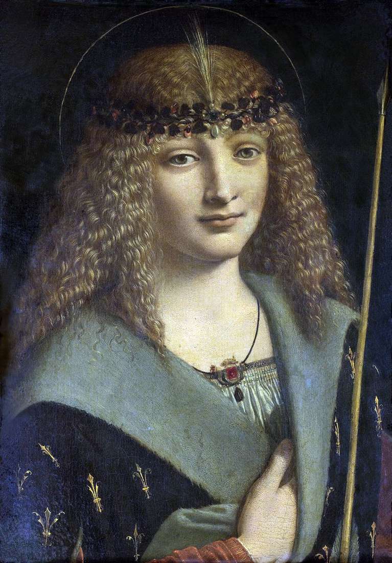 Retrato de un joven en la imagen de San Sebastián   Antonio Boltraffio