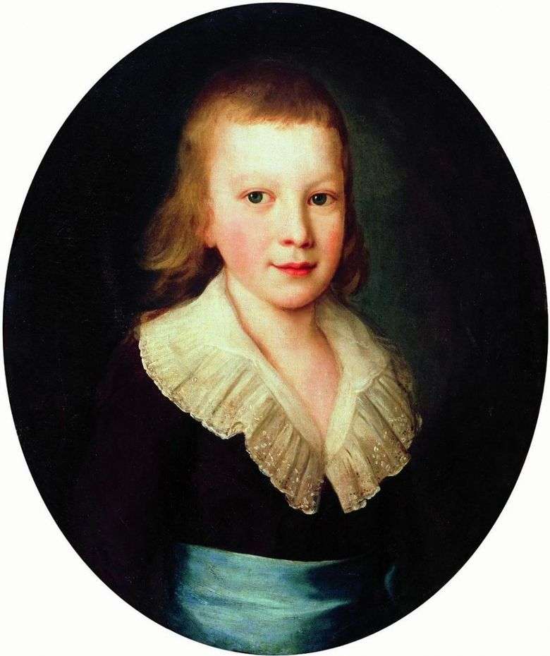 Retrato de un niño   Peter Drozhdin