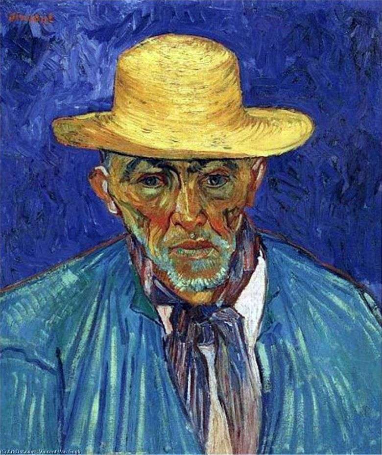 Retrato de un pastor de Provenza Solitario Escalier   Vincent van Gogh