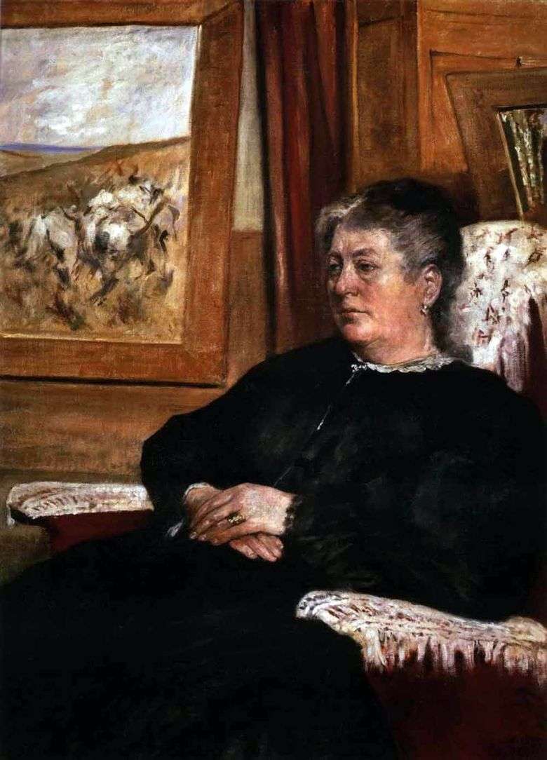 Retrato de una esposa   Giovanni Fattori