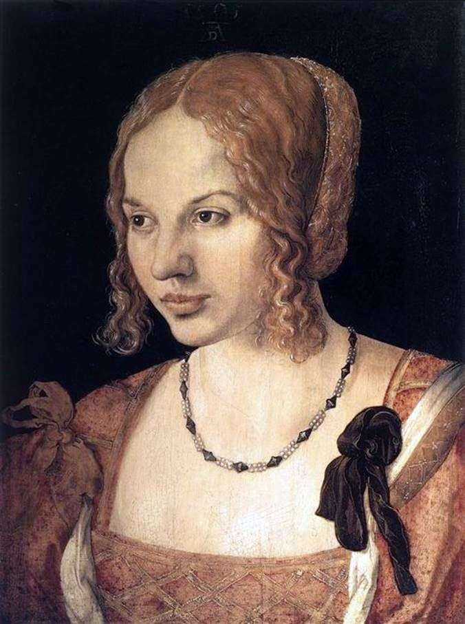 Retrato de una joven veneciana   Albrecht Durer