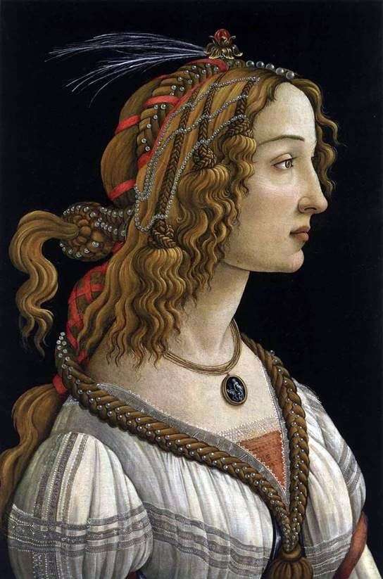 Retrato de una mujer joven   Sandro Botticelli