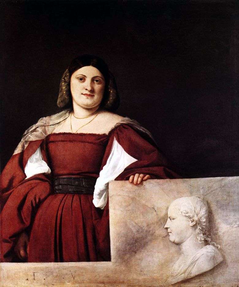 Retrato de una mujer   Titian Vecellio