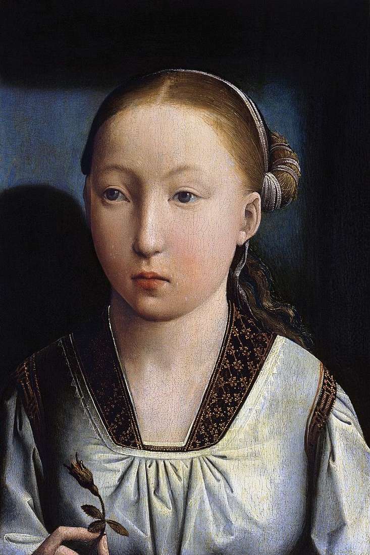 Retrato de una niña   Juan de Flandes