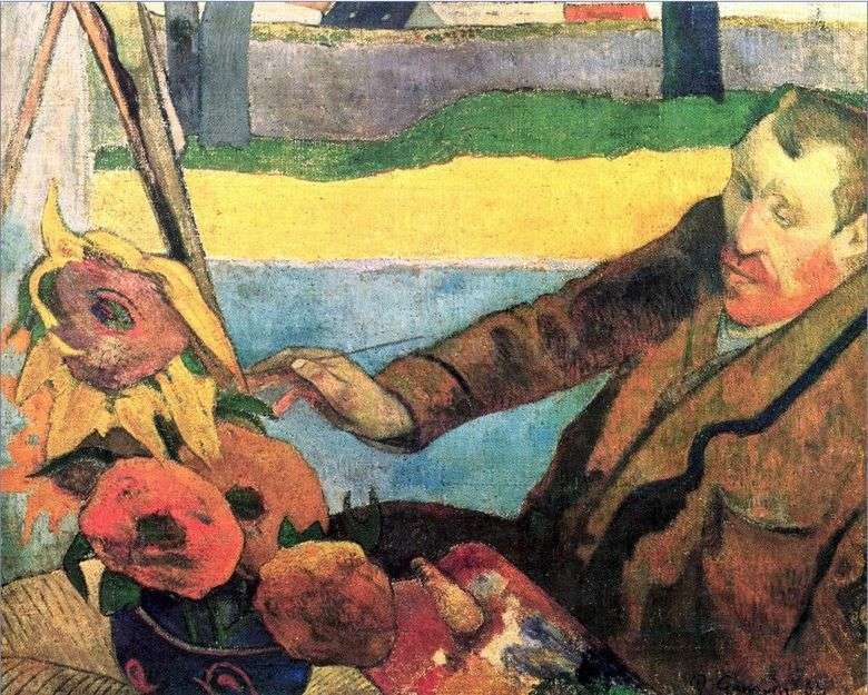 Retrato de Van Gogh   Paul Gauguin