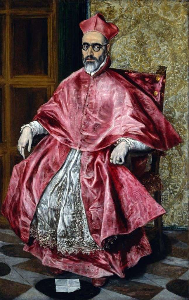 Retrato del cardenal   El Greco