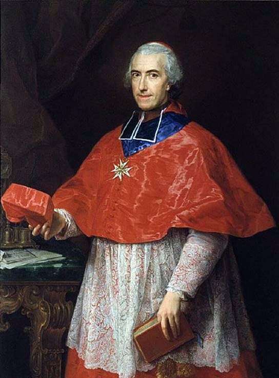 Retrato del cardenal Jean Francois de Rozheshuar   Pompeo Batoni