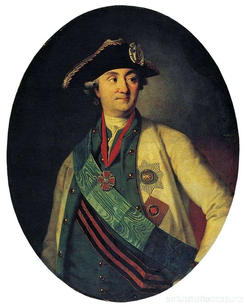 Retrato del conde A. G. Orlov Chesmensky   Karl Ludwig Christenak