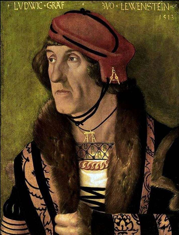Retrato del conde Ludwig Levenstein   Hans Baldung