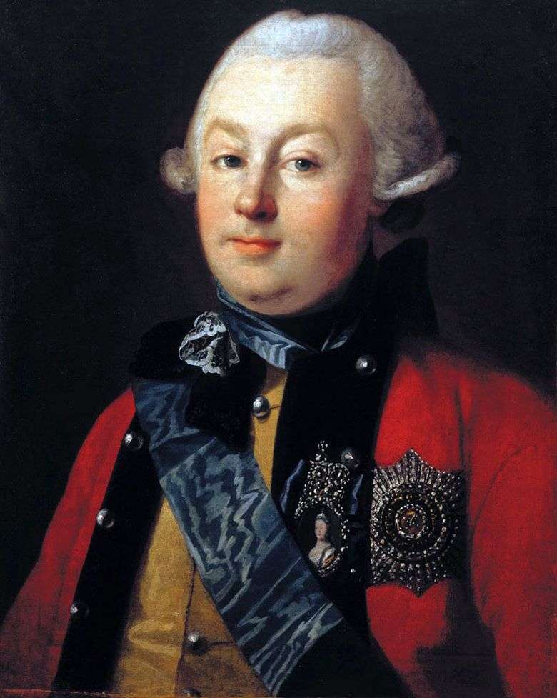 Retrato del príncipe G. G. Orlov   Karl Ludwig Hristinek